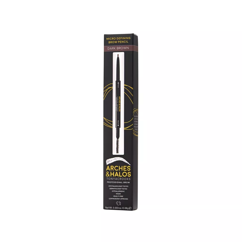 Arches & Halos Micro Defining Brow Pencil - Dark Brown